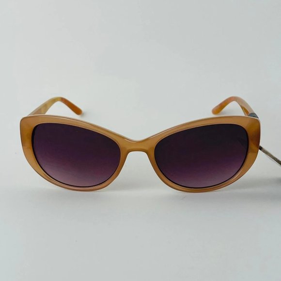 SG00765 Revlon RVN 60 Sunglasses 100%UVA/UVB Protection Yellow/Brown Frame Women - Picture 1 of 6